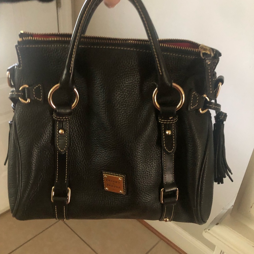 Dooney & Bourke Black Leather Satchel